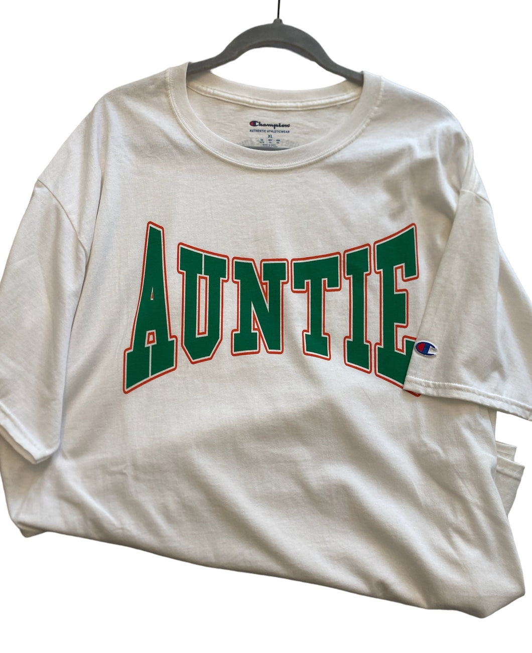 Champion Auntie Logo Tee